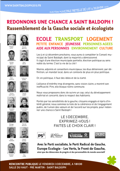 Tract Redonnons une chance à Saint Baldoph